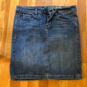 🎉Host Pick🎉NWOT Converse One Star Denim Pencil Skirt W/Braid Accent